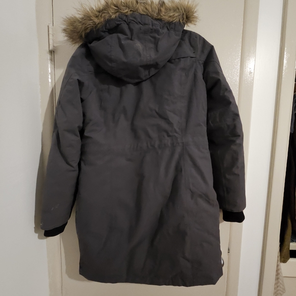 Womens's Gray Parka Coat - Picture 5 of 13